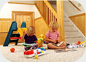 Kids Play on Clean Carpet